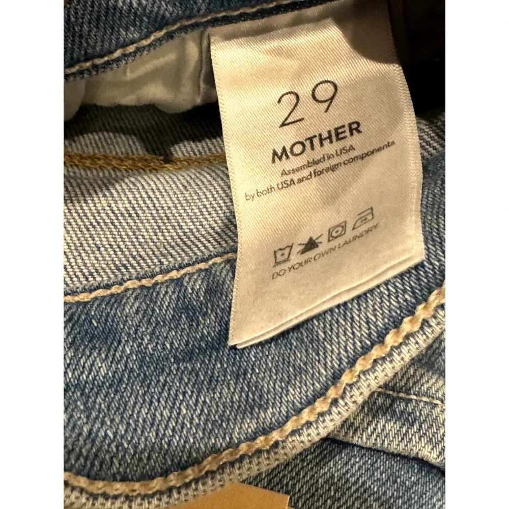 Mother Women's Opposites Attract The Undercover Cargo Sneak Jeans Size 29 NWT